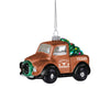 Texas Longhorns NCAA Blown Glass Truck Ornament