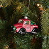 Utah Utes NCAA Blown Glass Truck Ornament