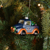 Virginia Cavaliers NCAA Blown Glass Truck Ornament
