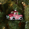Washington State Cougars NCAA Blown Glass Truck Ornament
