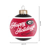 Georgia Bulldogs NCAA 2022 Football National Champions Glass Ball Ornament