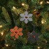 Oregon State Beavers NCAA 3 Pack Metal Glitter Snowflake Ornament
