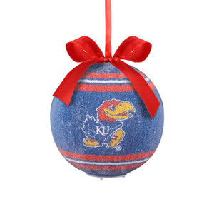 Kansas Jayhawks NCAA LED Shatterproof Ball Ornament