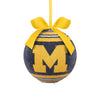 Michigan Wolverines NCAA LED Shatterproof Ball Ornament