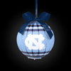 North Carolina Tar Heels NCAA LED Shatterproof Ball Ornament