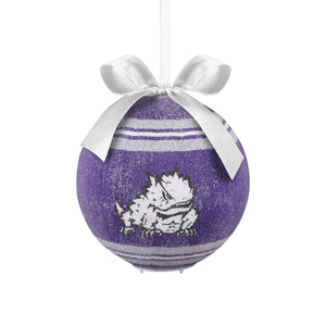TCU Horned Frogs NCAA LED Shatterproof Ball Ornament