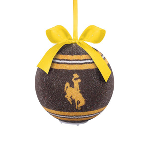 Wyoming Cowboys NCAA LED Shatterproof Ball Ornament