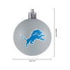 Detroit Lions NFL 12 Pack Ball Ornament Set