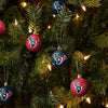 Houston Texans NFL 12 Pack Ball Ornament Set