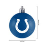 Indianapolis Colts NFL 12 Pack Ball Ornament Set