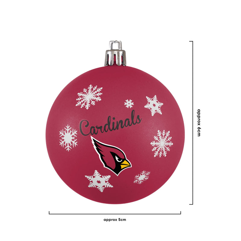 Arizona Cardinals Merry Christmas Circle Ornament