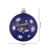 Baltimore Ravens NFL 5 Pack Shatterproof Ball Ornament Set