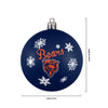 Chicago Bears NFL 5 Pack Shatterproof Ball Ornament Set