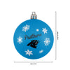 Carolina Panthers NFL 5 Pack Shatterproof Ball Ornament Set