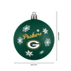 Green Bay Packers NFL 5 Pack Shatterproof Ball Ornament Set