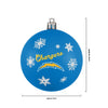 Los Angeles Chargers NFL 5 Pack Shatterproof Ball Ornament Set