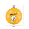 Pittsburgh Steelers NFL 5 Pack Shatterproof Ball Ornament Set