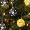 Pittsburgh Steelers NFL 5 Pack Shatterproof Ball Ornament Set