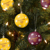 Washington Commanders NFL 5 Pack Shatterproof Ball Ornament Set