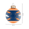 Denver Broncos NFL 2 Pack Glass Ball Ornament Set