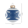Indianapolis Colts NFL 2 Pack Glass Ball Ornament Set
