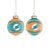 Miami Dolphins NFL 2 Pack Glass Ball Ornament Set