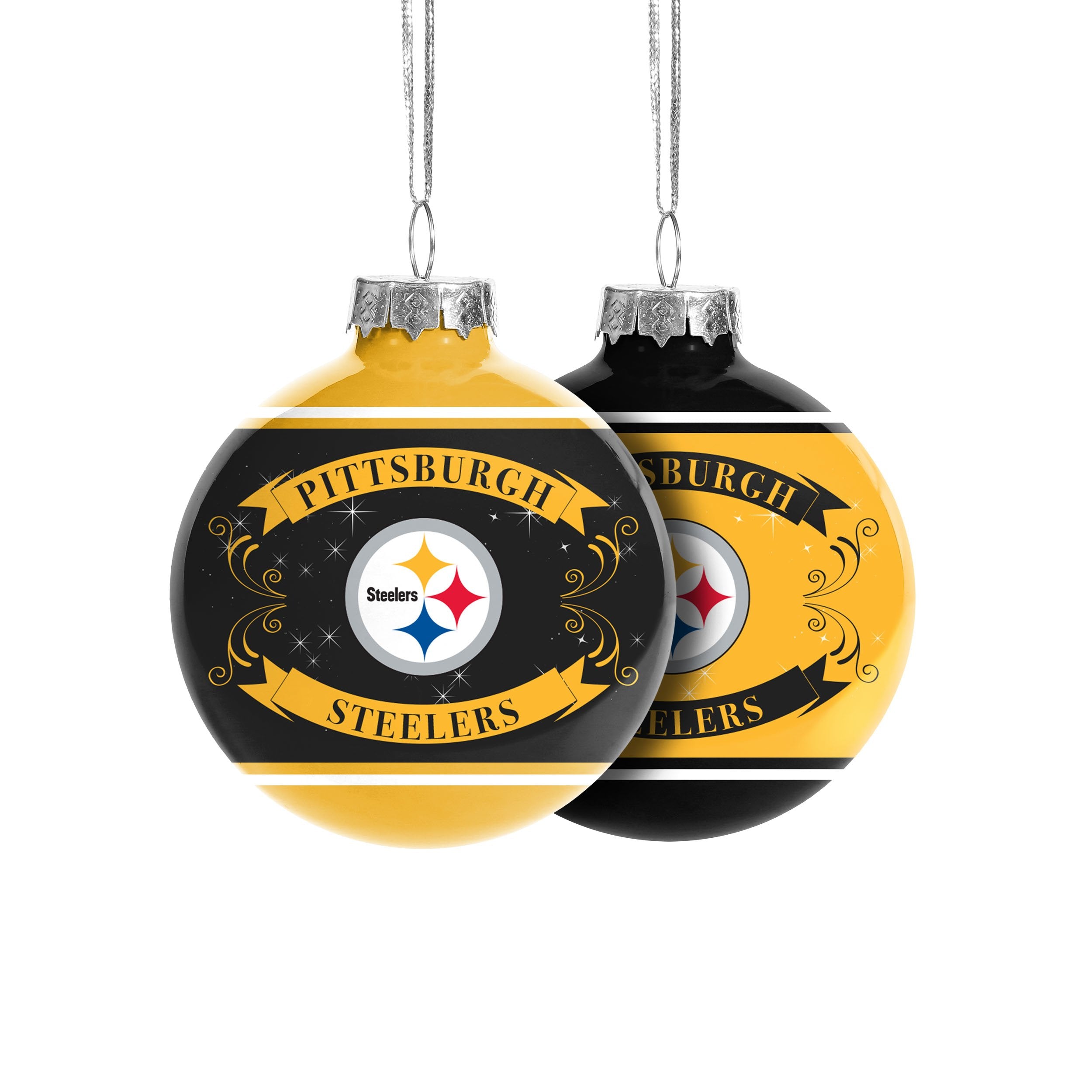 Pittsburgh Steelers NFL Fabric Varsity Jacket Ornament