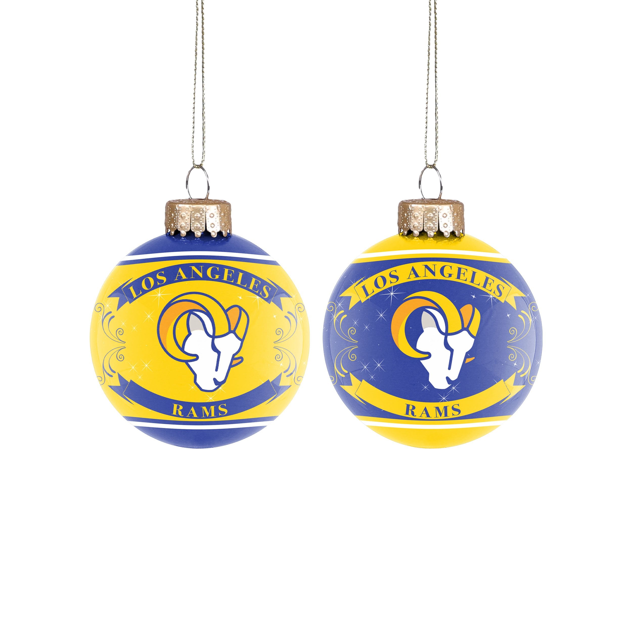 Los Angeles Chargers NFL Home & Away Jersey Ornament 2 Pack Set