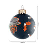 Chicago Bears NFL Stadium Print Glass Ball Ornament