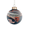 Chicago Bears NFL Stadium Print Glass Ball Ornament