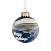 Dallas Cowboys NFL Stadium Print Glass Ball Ornament