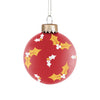 Kansas City Chiefs NFL Stadium Print Glass Ball Ornament