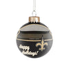 New Orleans Saints NFL Stadium Print Glass Ball Ornament