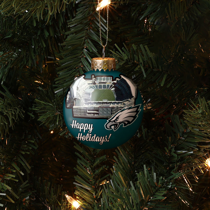 Philadelphia Eagles Tree With Hat Ornament