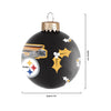 Pittsburgh Steelers NFL Stadium Print Glass Ball Ornament