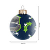 Seattle Seahawks NFL Stadium Print Glass Ball Ornament