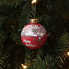 Tampa Bay Buccaneers NFL Stadium Print Glass Ball Ornament