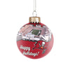 Tampa Bay Buccaneers NFL Stadium Print Glass Ball Ornament