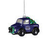 Baltimore Ravens NFL Blown Glass Truck Ornament