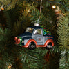 Chicago Bears NFL Blown Glass Truck Ornament