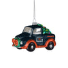 Chicago Bears NFL Blown Glass Truck Ornament