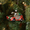 Cleveland Browns NFL Blown Glass Truck Ornament