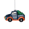 Denver Broncos NFL Blown Glass Truck Ornament