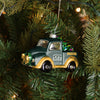 Green Bay Packers NFL Blown Glass Truck Ornament