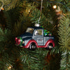 Houston Texans NFL Blown Glass Truck Ornament