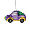 Minnesota Vikings NFL Blown Glass Truck Ornament