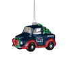 New England Patriots NFL Blown Glass Truck Ornament