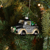 New Orleans Saints NFL Blown Glass Truck Ornament