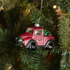 San Francisco 49ers NFL Blown Glass Truck Ornament