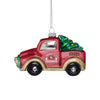 San Francisco 49ers NFL Blown Glass Truck Ornament